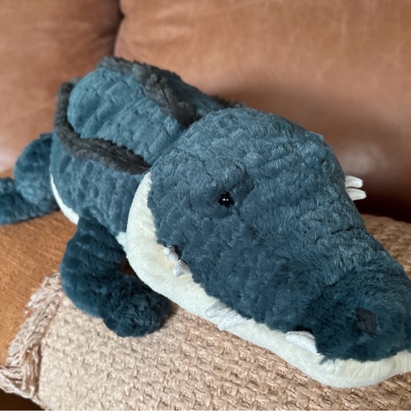 Jellycat ALLEXI Alligator in-hand Authentic direct from Jellycat green big soft - Picture 4 of 15